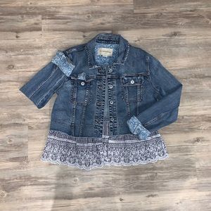 Pilcro and Letterpress Jean Jacket